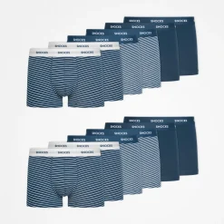 Boxershorts mit Streifen aus Bio-Baumwolle