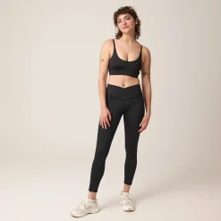 High Waist Leggings V Cross aus recyceltem Polyester