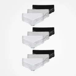 Hipster Panties mit Spitze aus Bio-Baumwolle