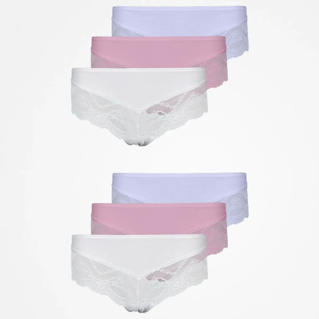 Hipster Panties mit Spitze aus Bio-Baumwolle