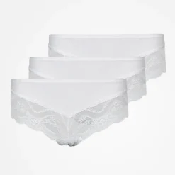 Hipster Panties mit Spitze aus Bio-Baumwolle