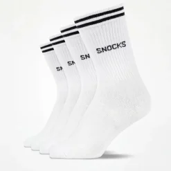 Hohe Sportsocken mit Streifen Kinder aus Bio Baumwolle