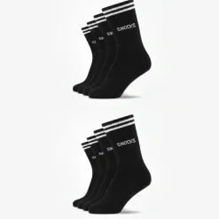 Hohe Sportsocken mit Streifen Kinder aus Bio Baumwolle