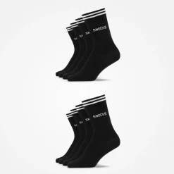 Hohe Sportsocken mit Streifen aus Bio-Baumwolle