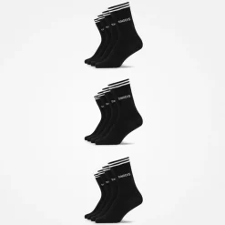Hohe Sportsocken mit Streifen aus Bio-Baumwolle