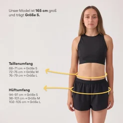 Kurze Laufshorts Damen