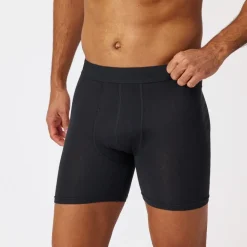 Lange Boxershorts ohne Logo aus Bio-Baumwolle