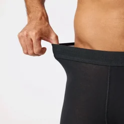 Lange Boxershorts ohne Logo aus Bio-Baumwolle