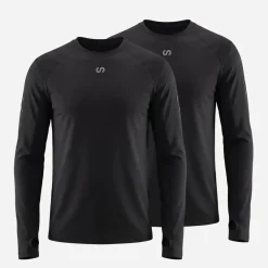 Laufshirt langarm Herren aus recyceltem Polyester