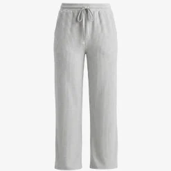 Loungehose Damen Rippstruktur aus Bio-Baumwolle