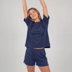 Schlafanzug Set Damen kurz aus Modal