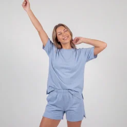 Schlafanzug Set Damen kurz aus Modal