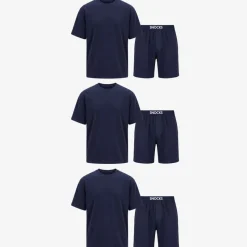 Schlafanzug Set Herren kurz aus Bio-Baumwolle