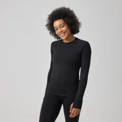 Sportshirt langarm Damen