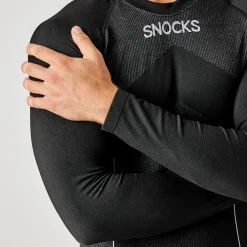 Thermounterwäsche Herren mit Daumenloch aus recyceltem Polyester