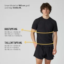 Trainingsshirt Mesh Herren aus recyceltem Polyester